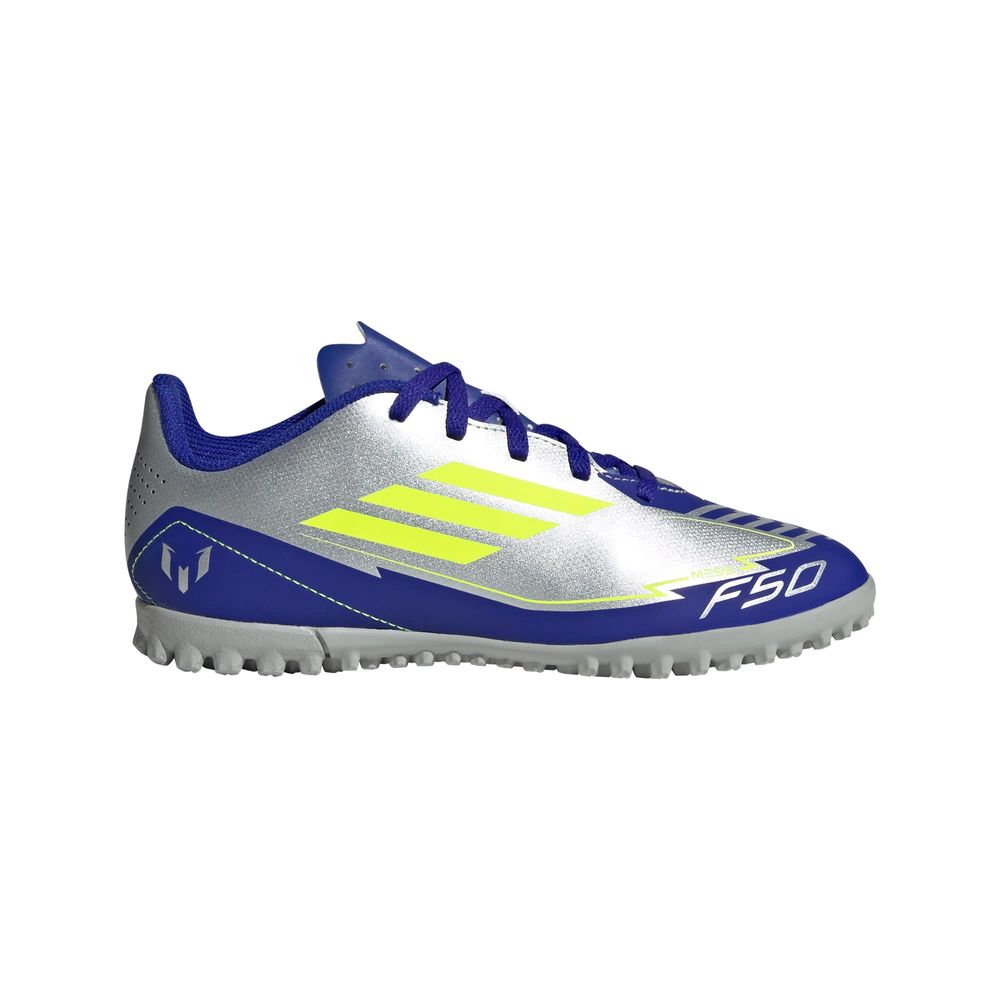 Foto 2 pulgar | F50 Club Tf J Messi Adidas Plata Niños