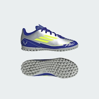 Foto 4 | F50 Club Tf J Messi Adidas Plata Niños