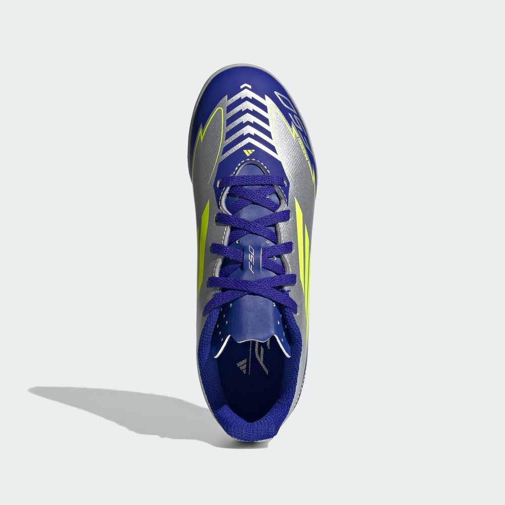 Foto 6 pulgar | F50 Club Tf J Messi Adidas Plata Niños
