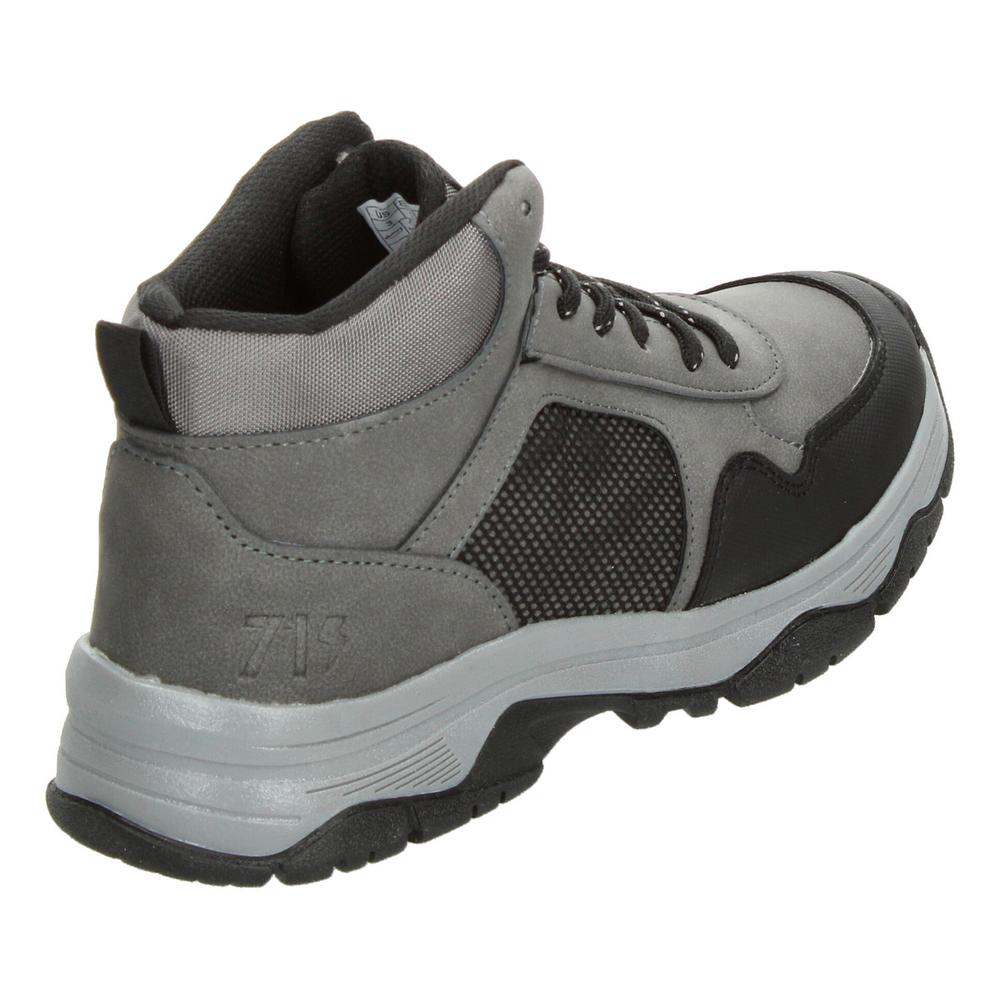 Foto 4 pulgar | Bota Niño Vavito Gris Invierno Confort Moderno Moda Cintas Gris
