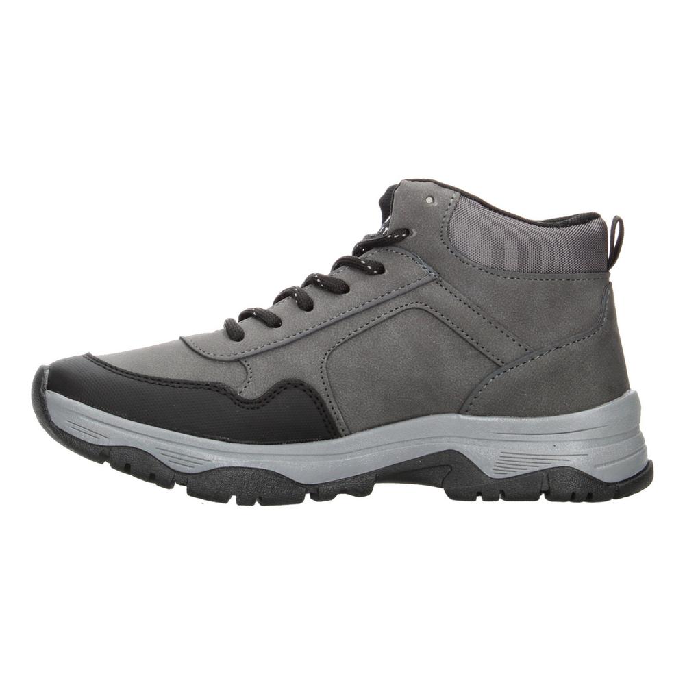 Foto 6 pulgar | Bota Niño Vavito Gris Invierno Confort Moderno Moda Cintas Gris