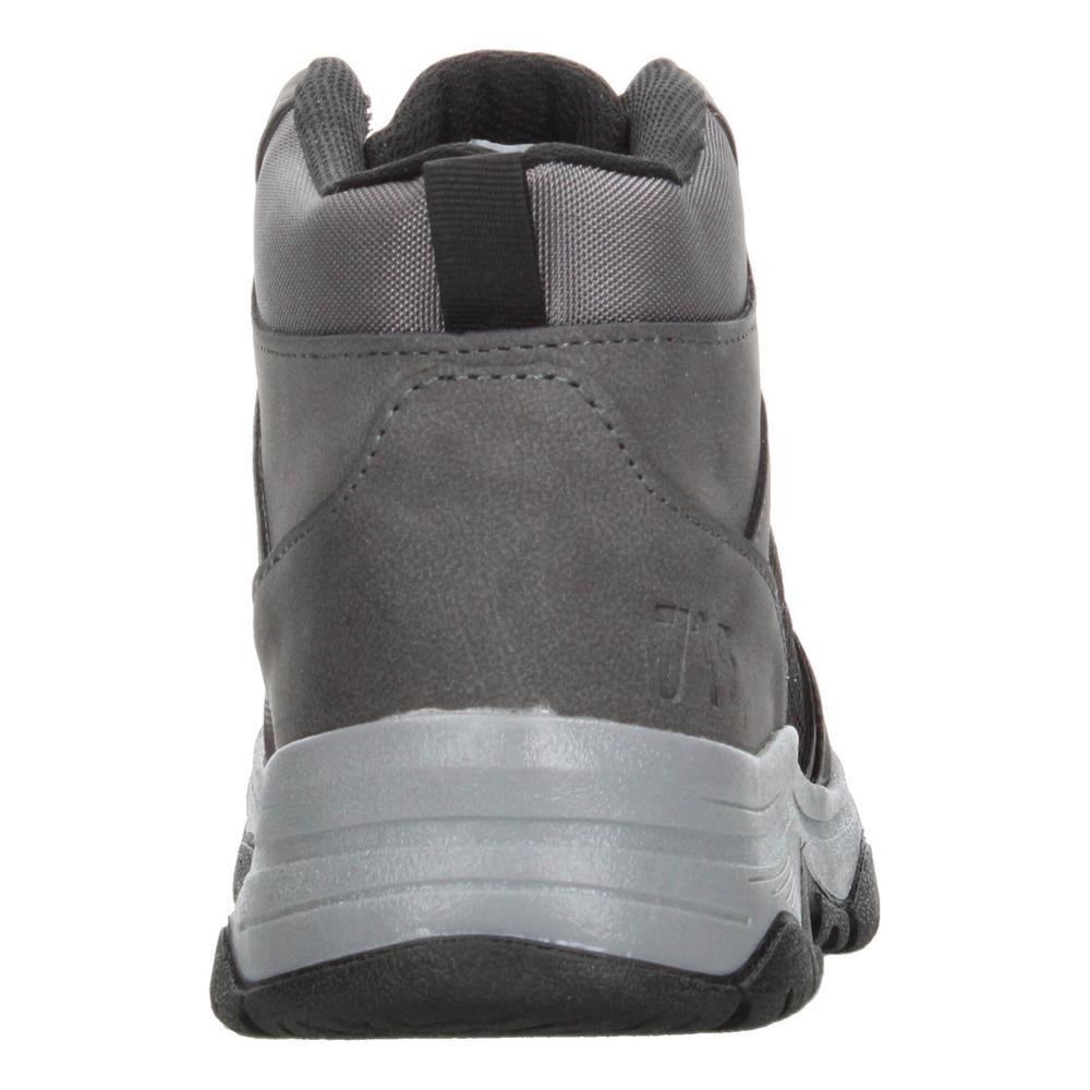 Foto 8 pulgar | Bota Niño Vavito Gris Invierno Confort Moderno Moda Cintas Gris