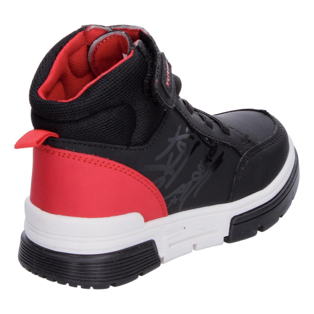 Foto 3 | Bota Yuyin Negro Para Niño [yuy475] Rojo