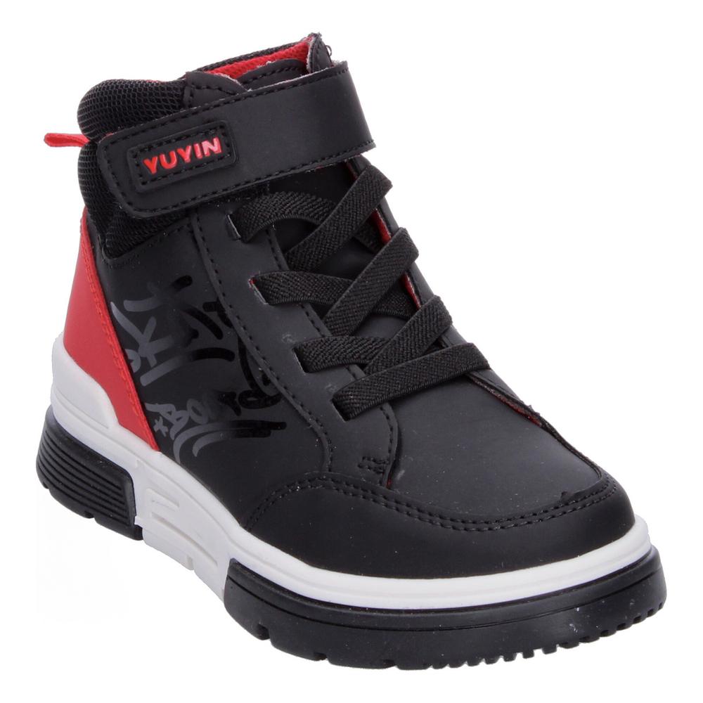Foto 5 pulgar | Bota Yuyin Negro Para Niño [yuy475] Rojo