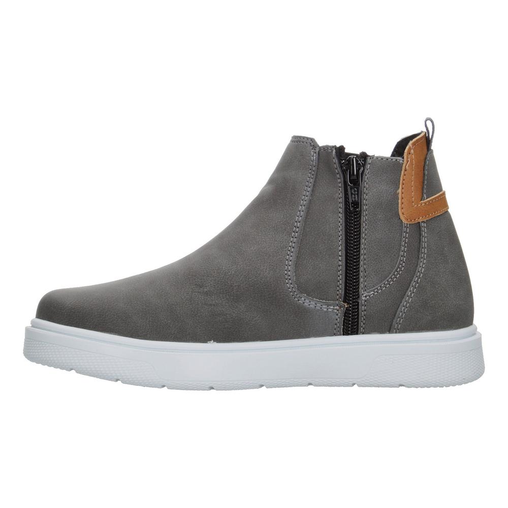 Foto 5 | Botas Niño Blasito Gris Casual Chelsea Slip On Zipper Gris