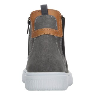 Foto 7 | Botas Niño Blasito Gris Casual Chelsea Slip On Zipper Gris