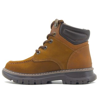 Foto 4 | Bota Casual Infantil Yuyin Color Tabaco Super Comodas Cafe