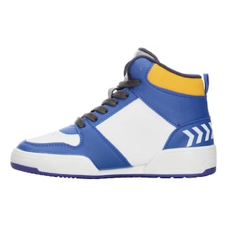 Foto 5 | Tenis Niño Sonic Azul Tipo Bota Mid Cut Casual Streetwear Ligero Gamer Videojuego Cintas Ajustables Blanco
