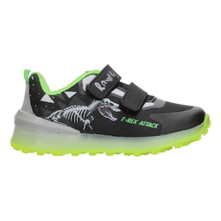 Foto 1 | Tenis Niño Vavito T-rex Negro Verde Fosforescente Original Sneakers Tipo Bota Infantil Casual Verde