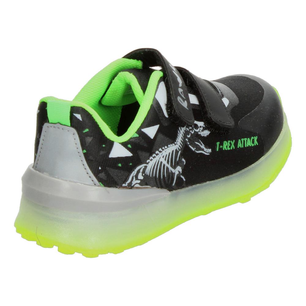 Foto 4 pulgar | Tenis Niño Vavito T-rex Negro Verde Fosforescente Original Sneakers Tipo Bota Infantil Casual Verde