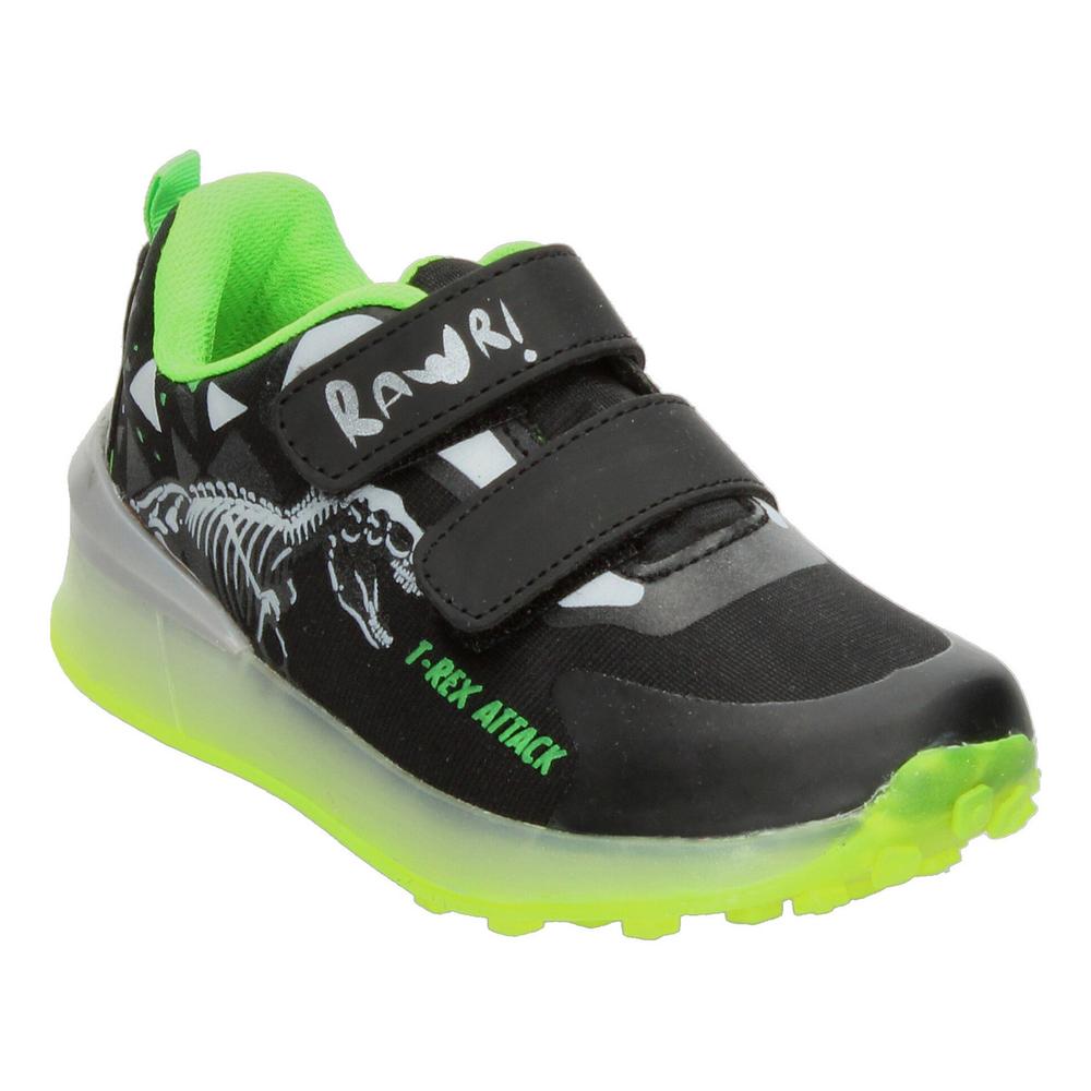 Foto 4 | Tenis Niño Vavito T-rex Negro Verde Fosforescente Original Sneakers Tipo Bota Infantil Casual Verde