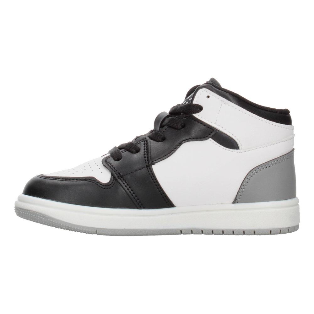 Foto 6 pulgar | Tenis Niño Vavito Diseño Estrella Color Blanco Con Negro Original Tipo Bota Urbano Casual Infantil Blanco