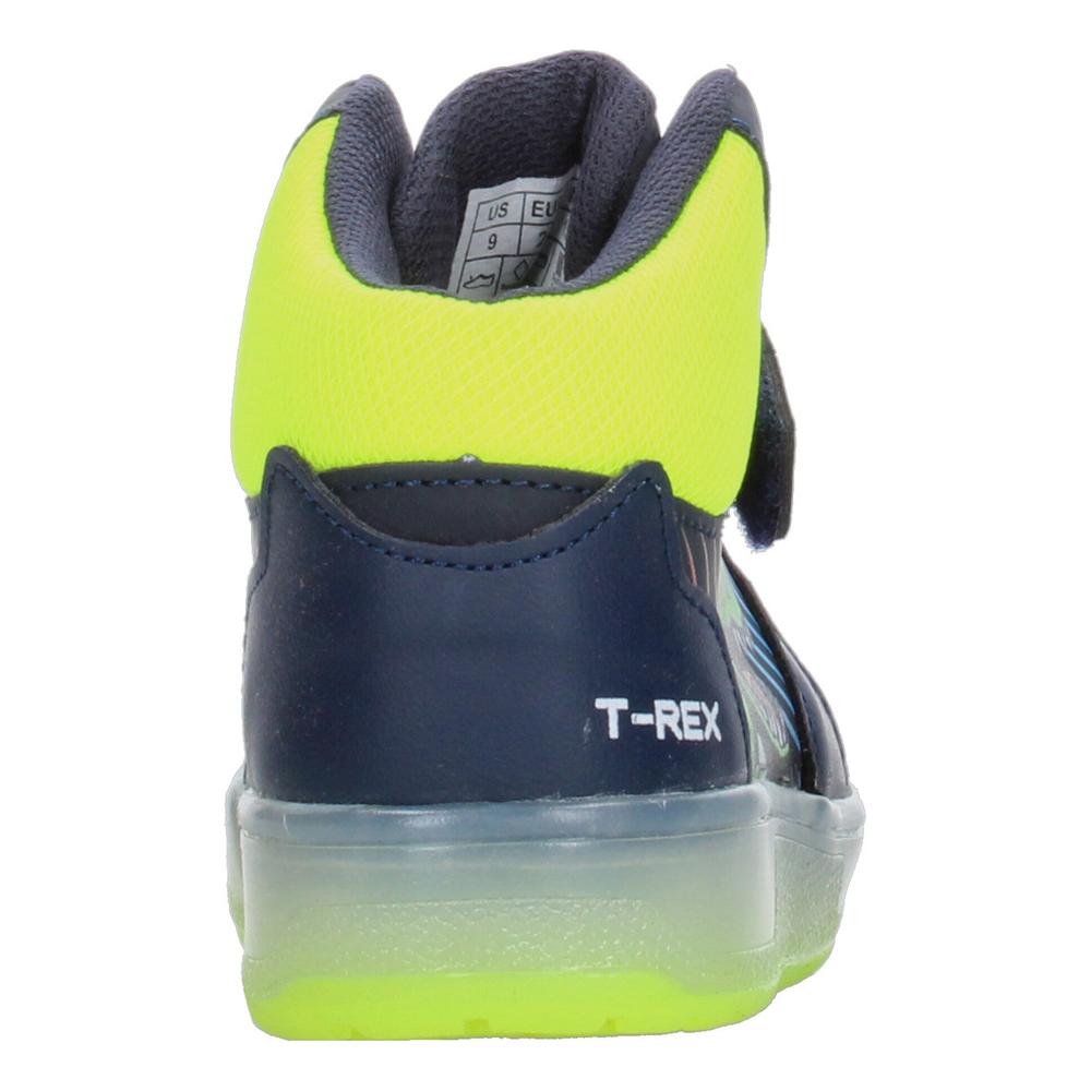 Foto 8 pulgar | Tenis Niño Toddler Vavito T-rex Azul Marino Verde Fosforescente Sneakers Toddler Tipo Bota Original Amarillo