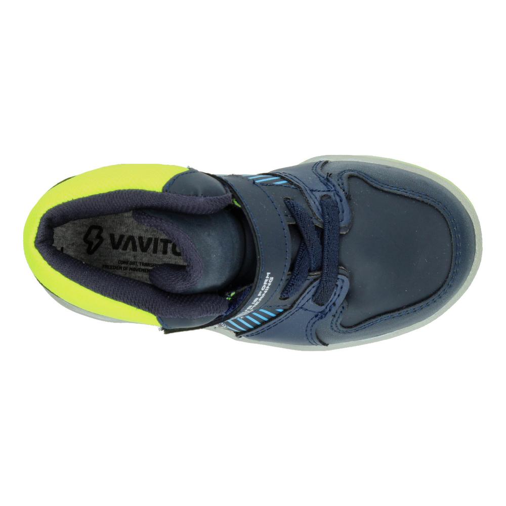 Foto 9 pulgar | Tenis Niño Toddler Vavito T-rex Azul Marino Verde Fosforescente Sneakers Toddler Tipo Bota Original Amarillo