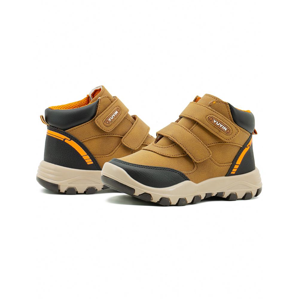 Foto 4 pulgar | Bota Yuyin Para Niño Antiderrapante Ajuste Contactel Cajeta Negro