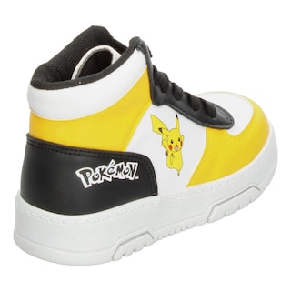 Foto 3 | Tenis Niño Pokemón Amarillo Detalles Negro Toddler Casual Streetwear Tipo Bota Cintas Ajustables Negro