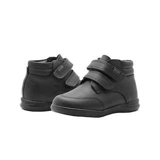 Foto 3 | Bota Escolar Dogi Piel Color Negro Contactel Plantilla Arco Negro