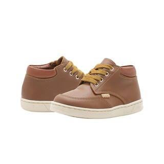 Foto 3 | Botín Piel Niño Dogi Color Camel Plantilla Con Arco Suela Beige