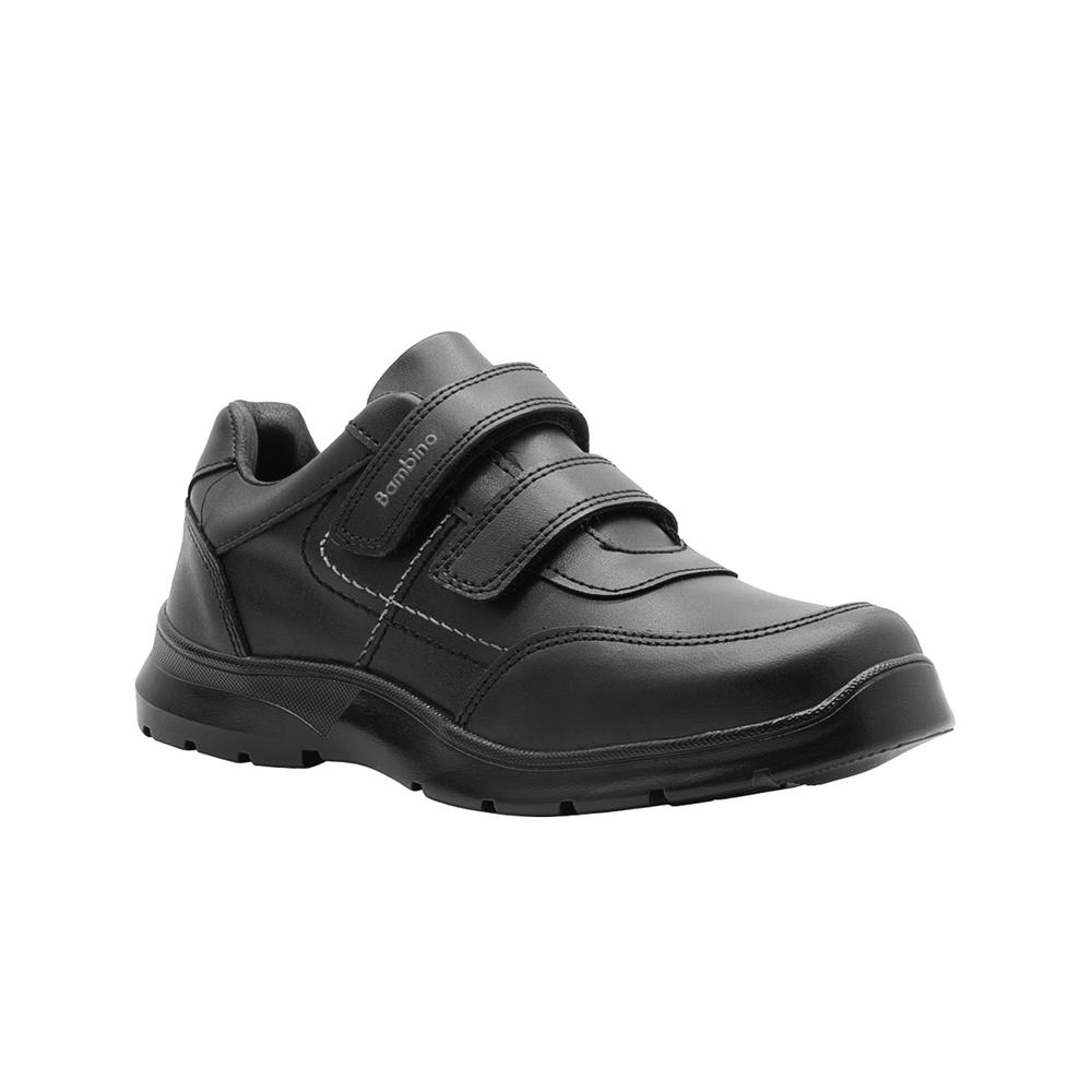 Foto 2 pulgar | Zapato Derby Escolar Bambino  Piel Negro Doble Contactel Negro