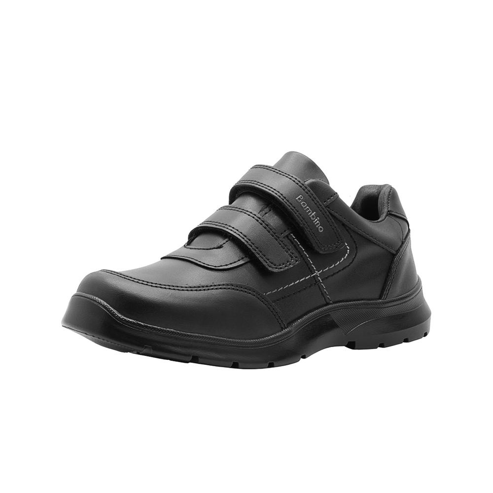 Foto 5 pulgar | Zapato Derby Escolar Bambino  Piel Negro Doble Contactel Negro