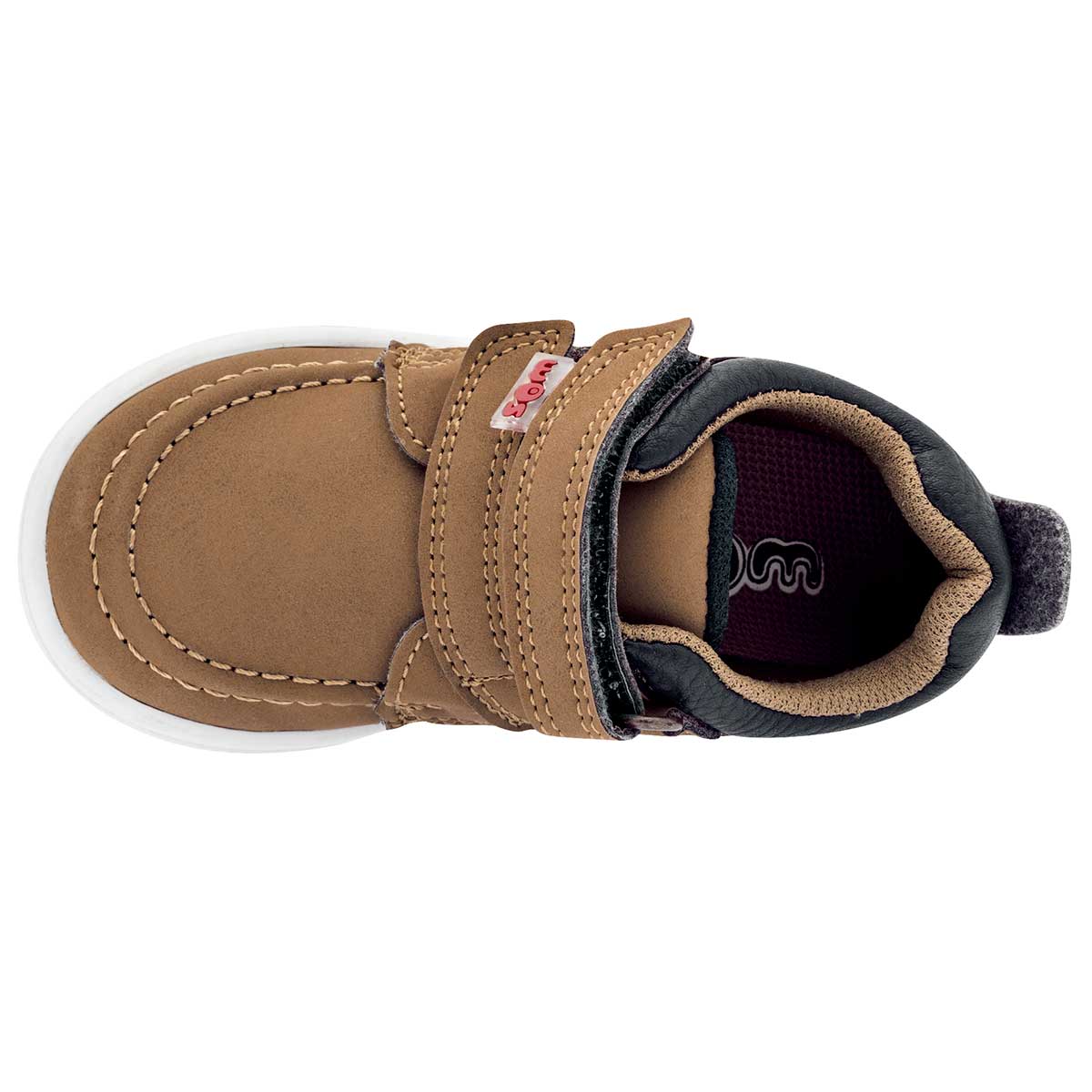 Foto 3 pulgar | Wos Zapato Casual Para Niño Camel Marino, Código 97977-2