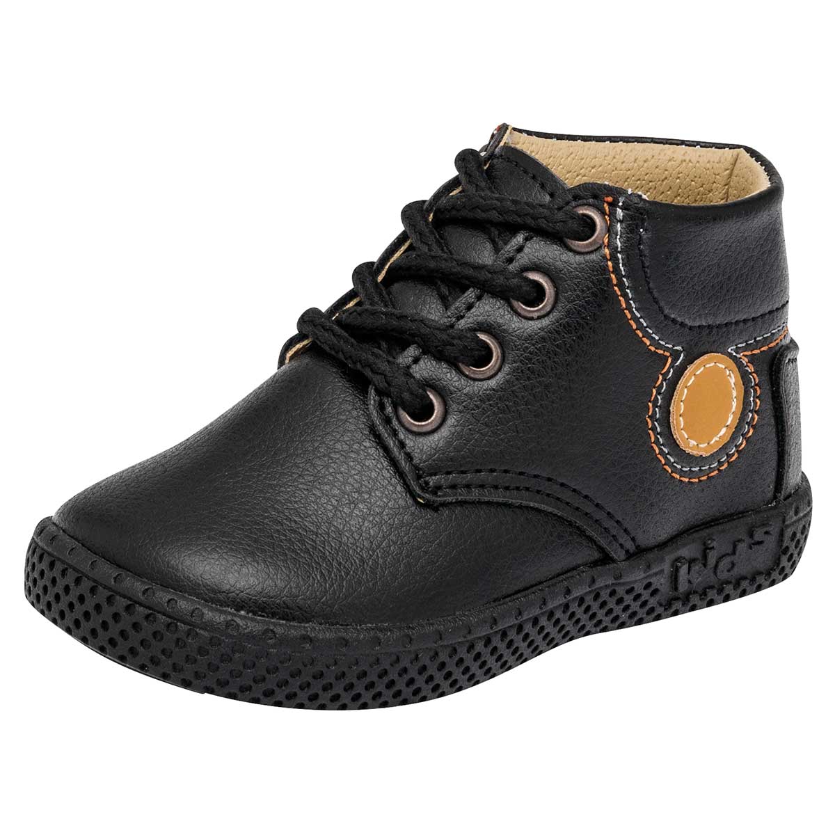 Chaparrin Zapatitos Para Bebé Niño Negro, Código 104333-1