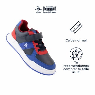 Foto 3 | Tenis Original Penguin Style Brett color Azul para Niño