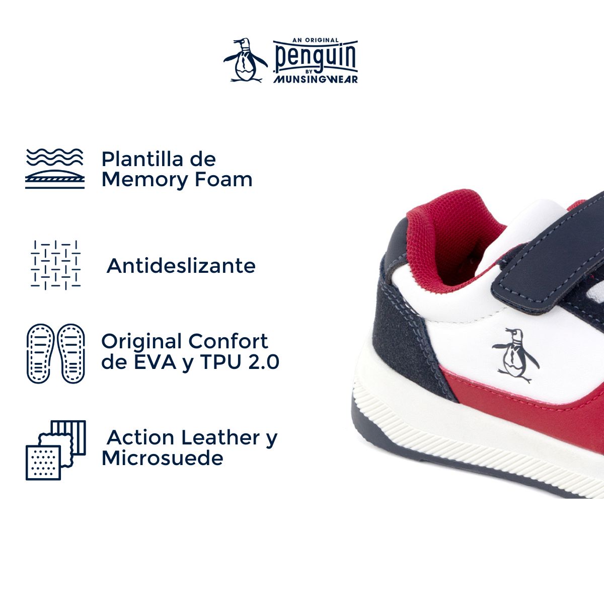 Foto 4 | Tenis Penguin Multicolor para Niño