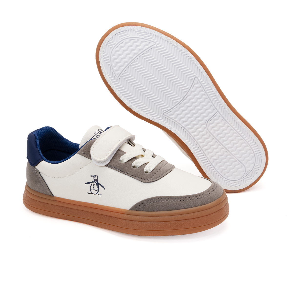 Tenis Original Penguin Style Casper Blanco Para Niño