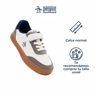 Foto 3 | Tenis Original Penguin Style Casper Blanco Para Niño