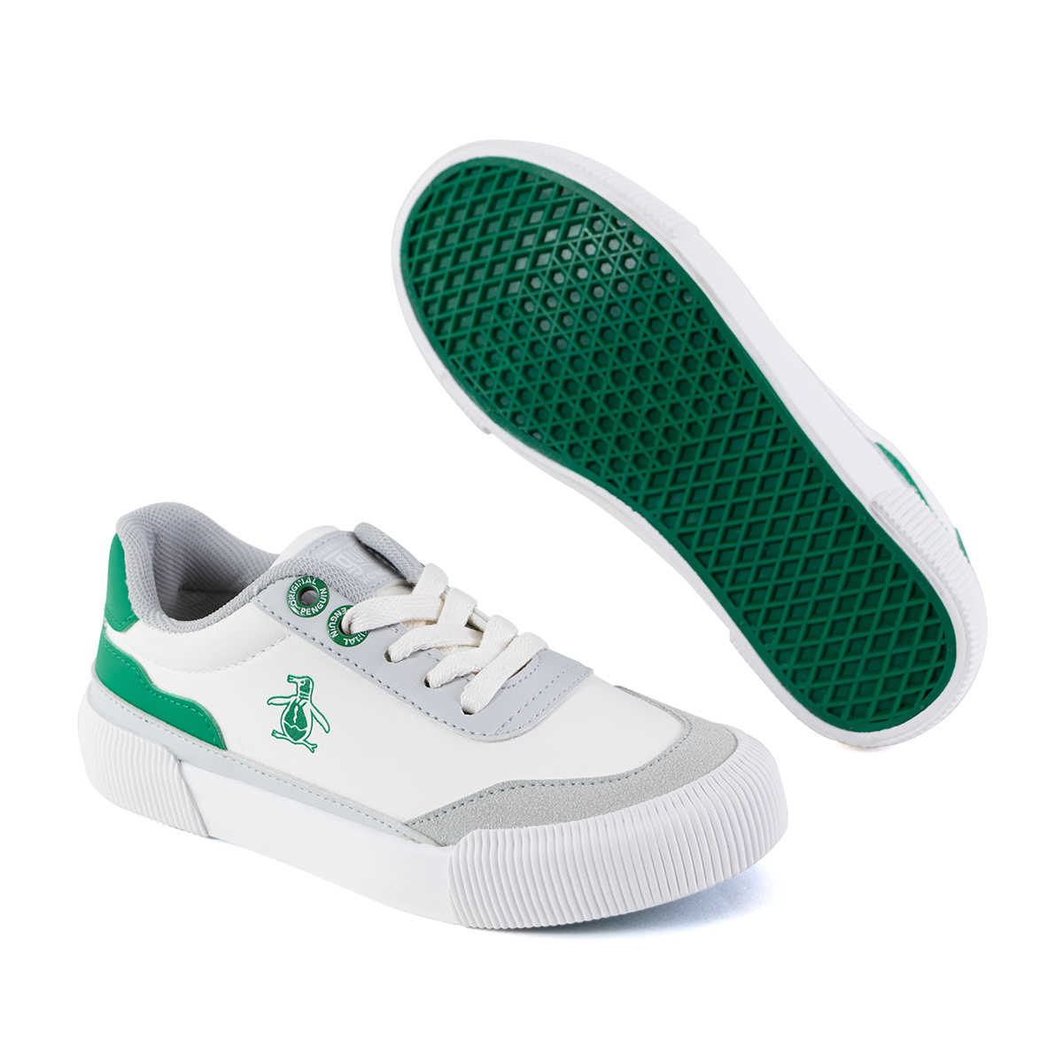 Tenis Original Penguin Style Ferb Blanco Para Niño