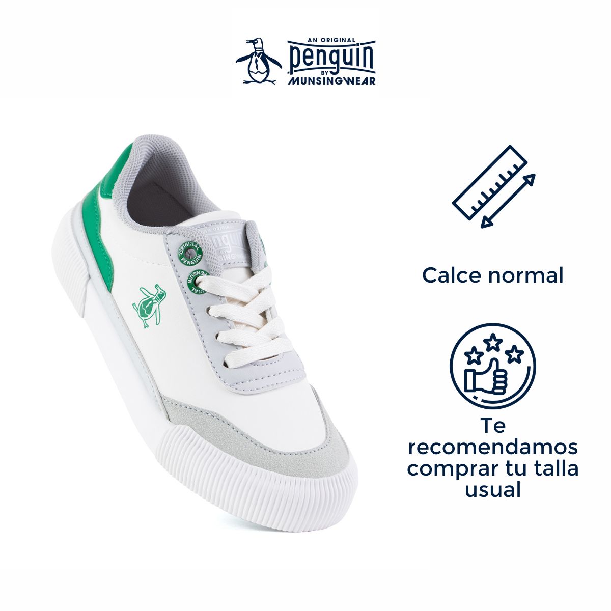 Foto 4 | Tenis Original Penguin Style Ferb Blanco Para Niño