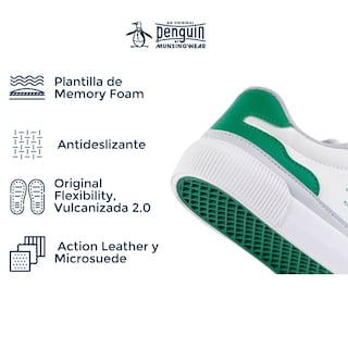 Foto 5 | Tenis Original Penguin Style Ferb Blanco Para Niño