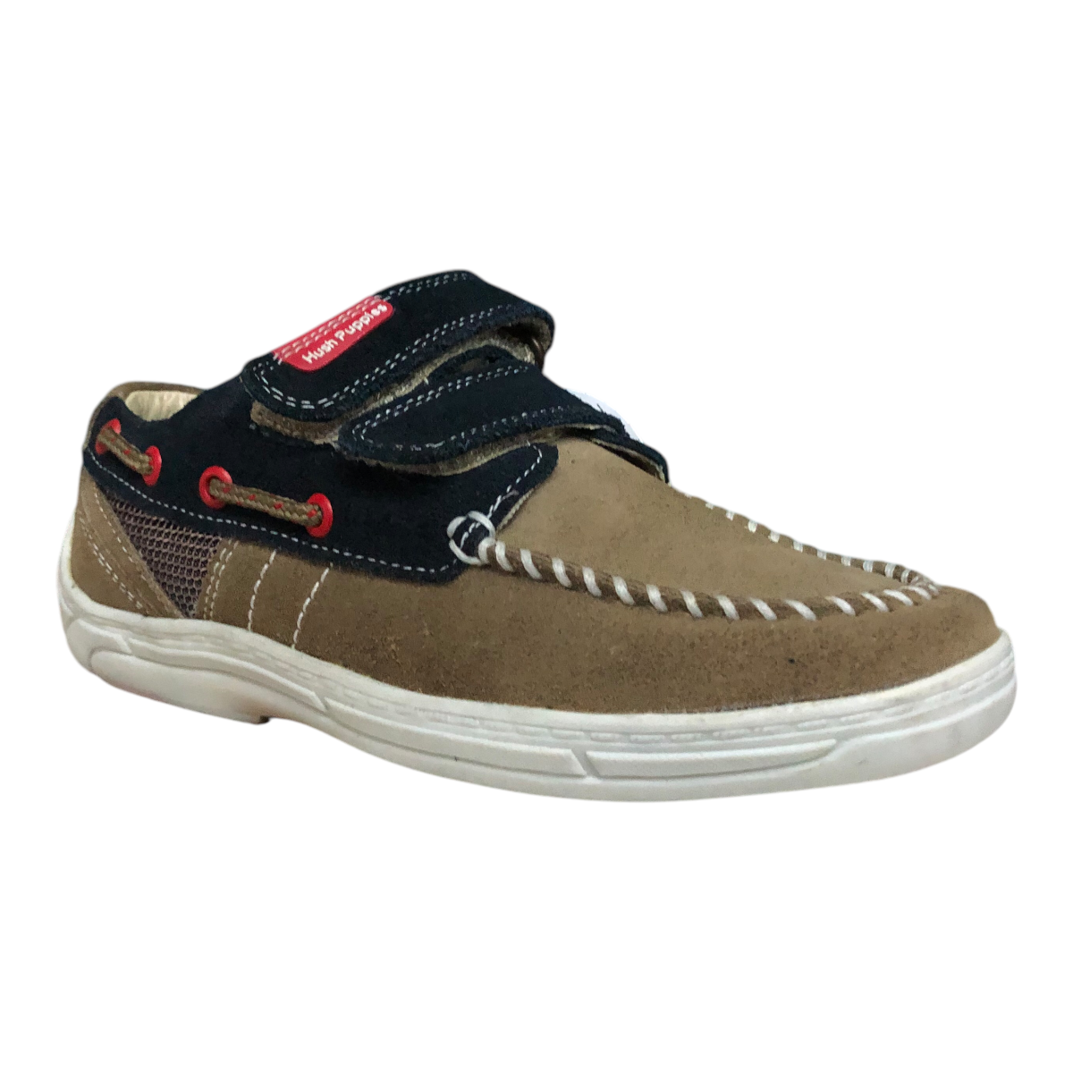 Foto 4 pulgar | Zapato Pate/marino Para Niño Hush Puppies