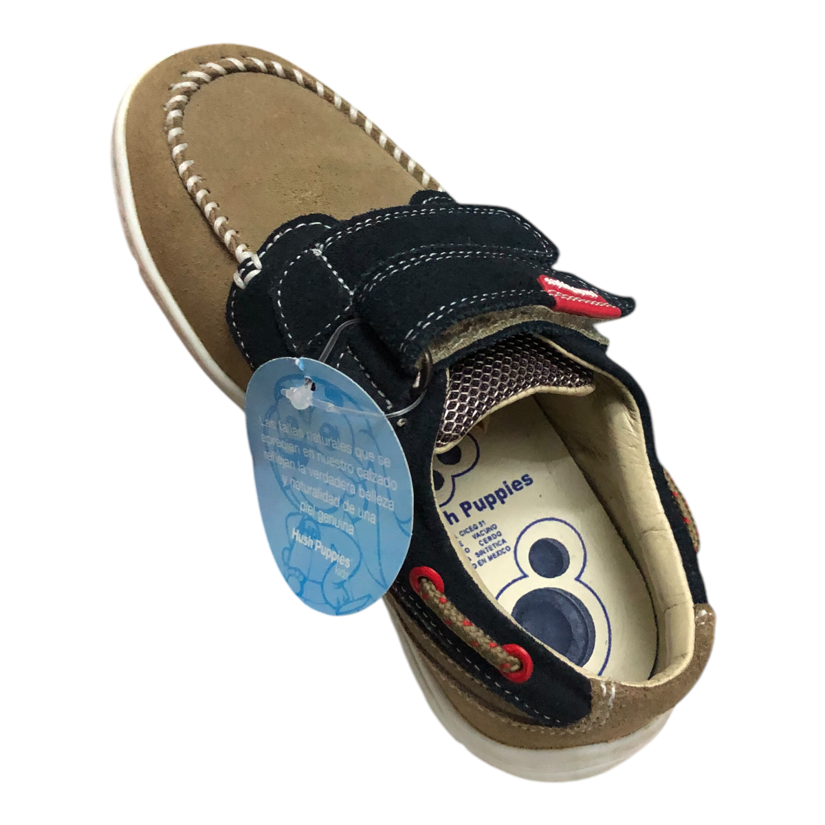 Foto 6 pulgar | Zapato Pate/marino Para Niño Hush Puppies