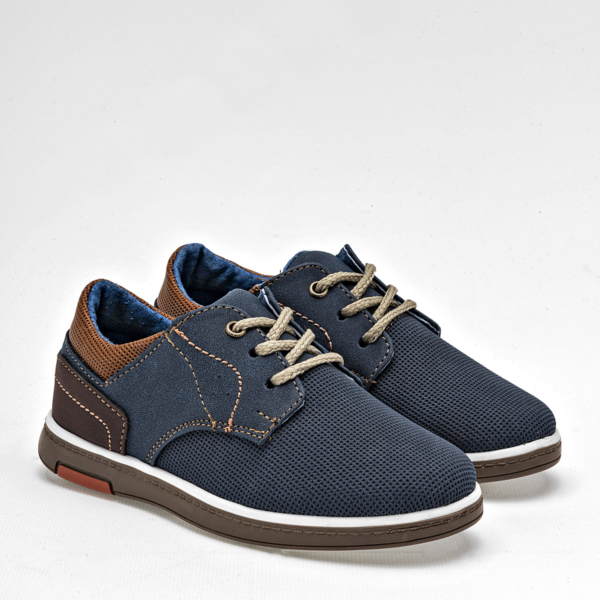 Foto 2 | Celex Zapato Casual Para Niño Marino Café Camel