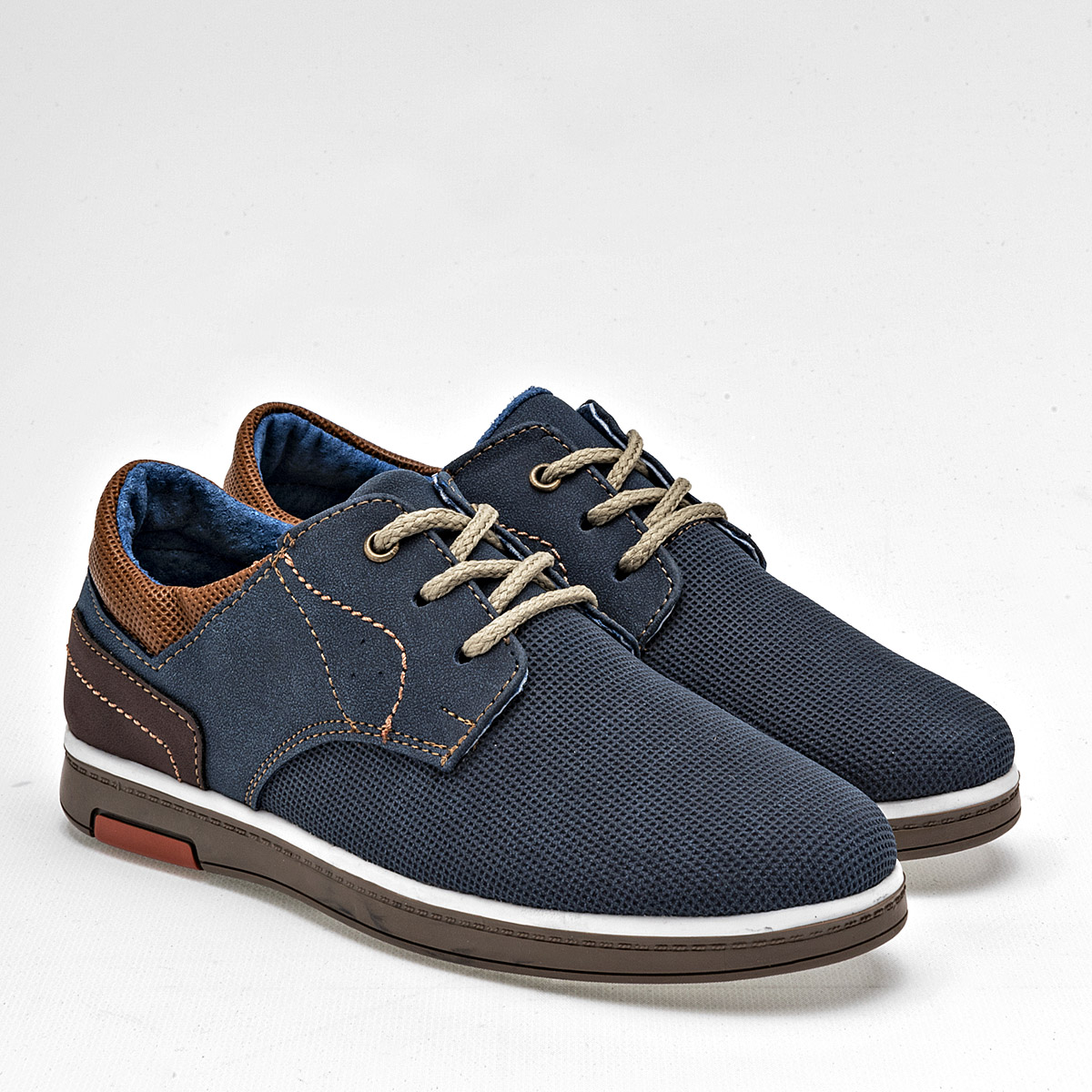 Foto 2 | Celex Zapato Casual Para Niño Marino Café Camel