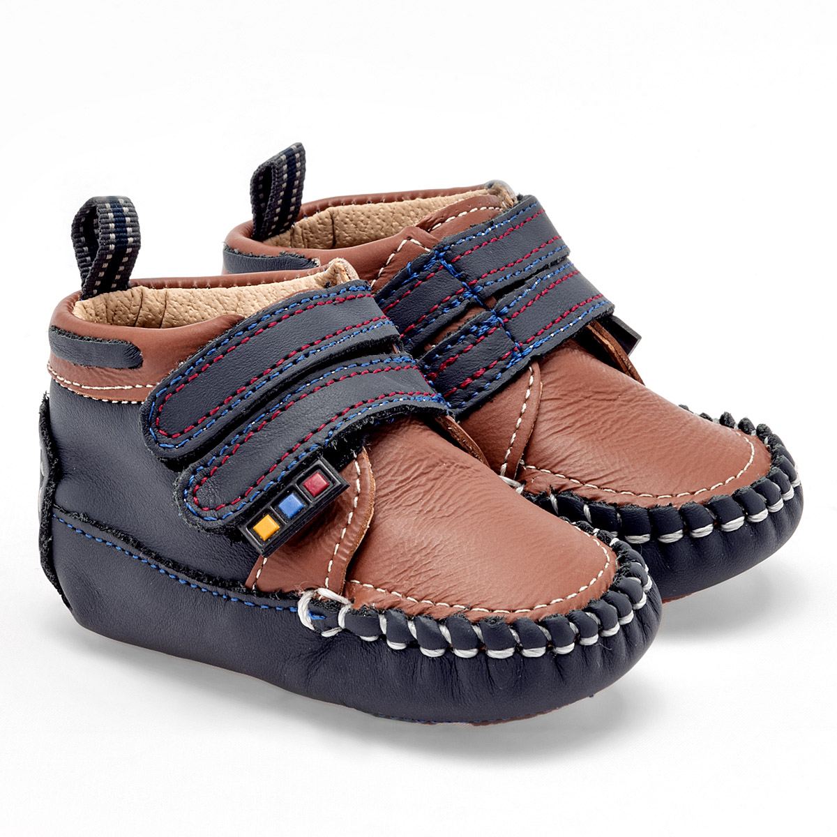 Foto 3 pulgar | Celex Botitas Para Bebé Niño Marino Camel