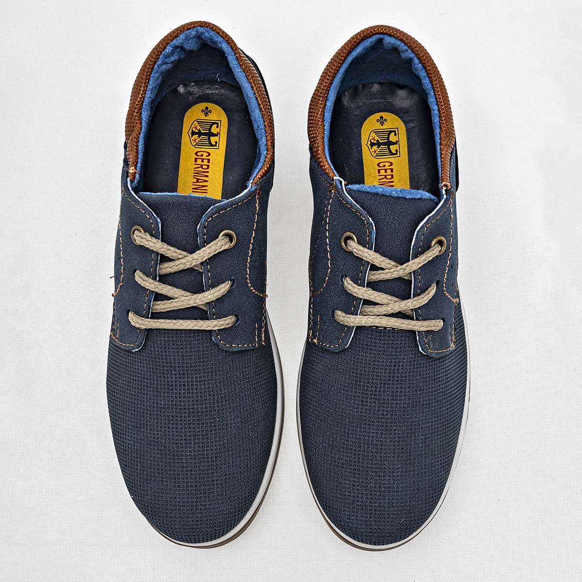 Foto 4 pulgar | Celex Zapato Casual Para Niño Marino Café Camel