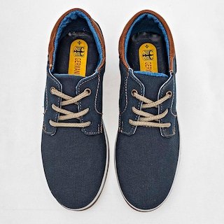 Foto 3 | Celex Zapato Casual Para Niño Marino Café Camel