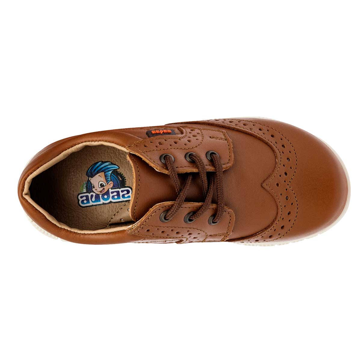 Foto 3 pulgar | Audaz Zapato Casual Para Niño Café