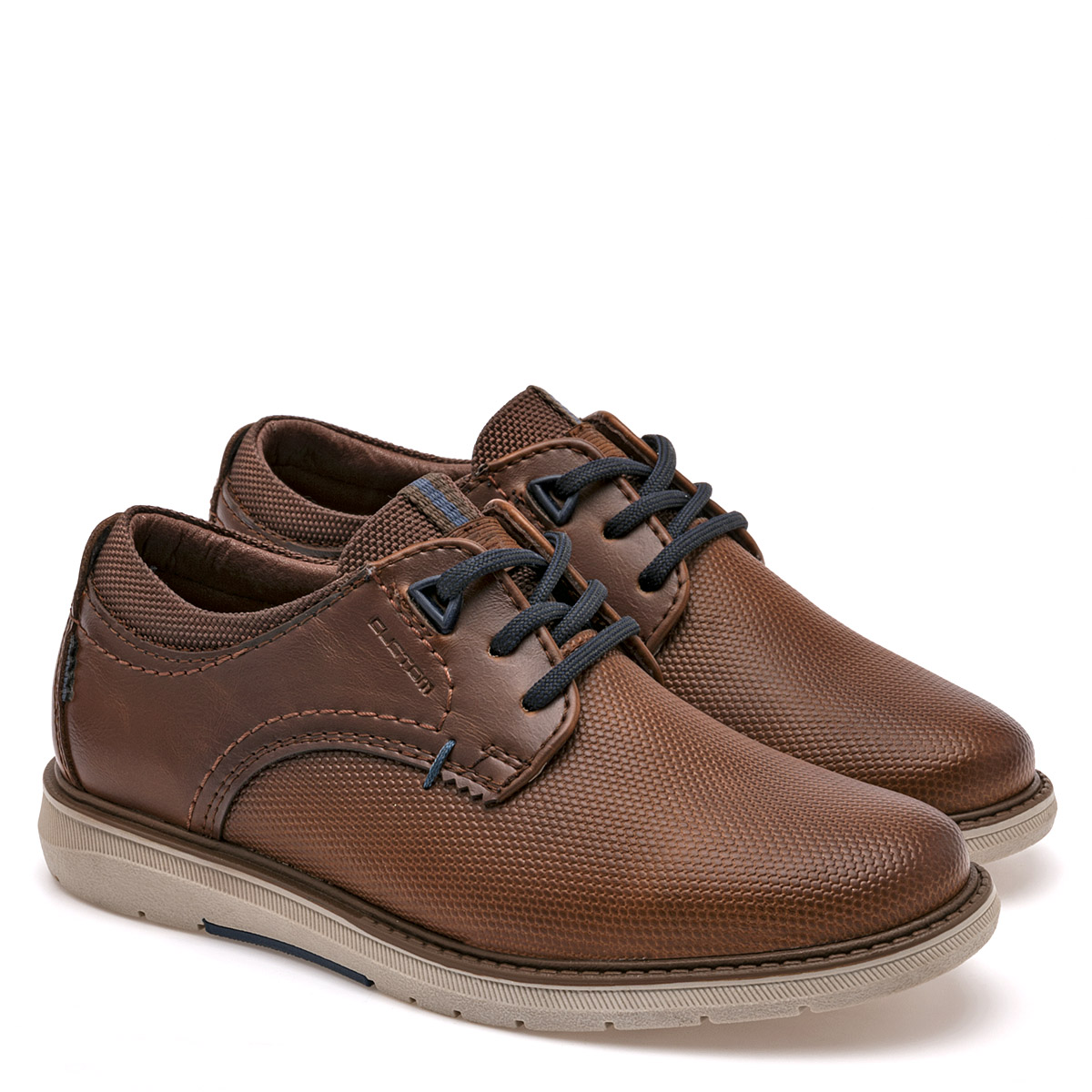 Foto 3 pulgar | Negro Total Zapato Casual Para Niño Café