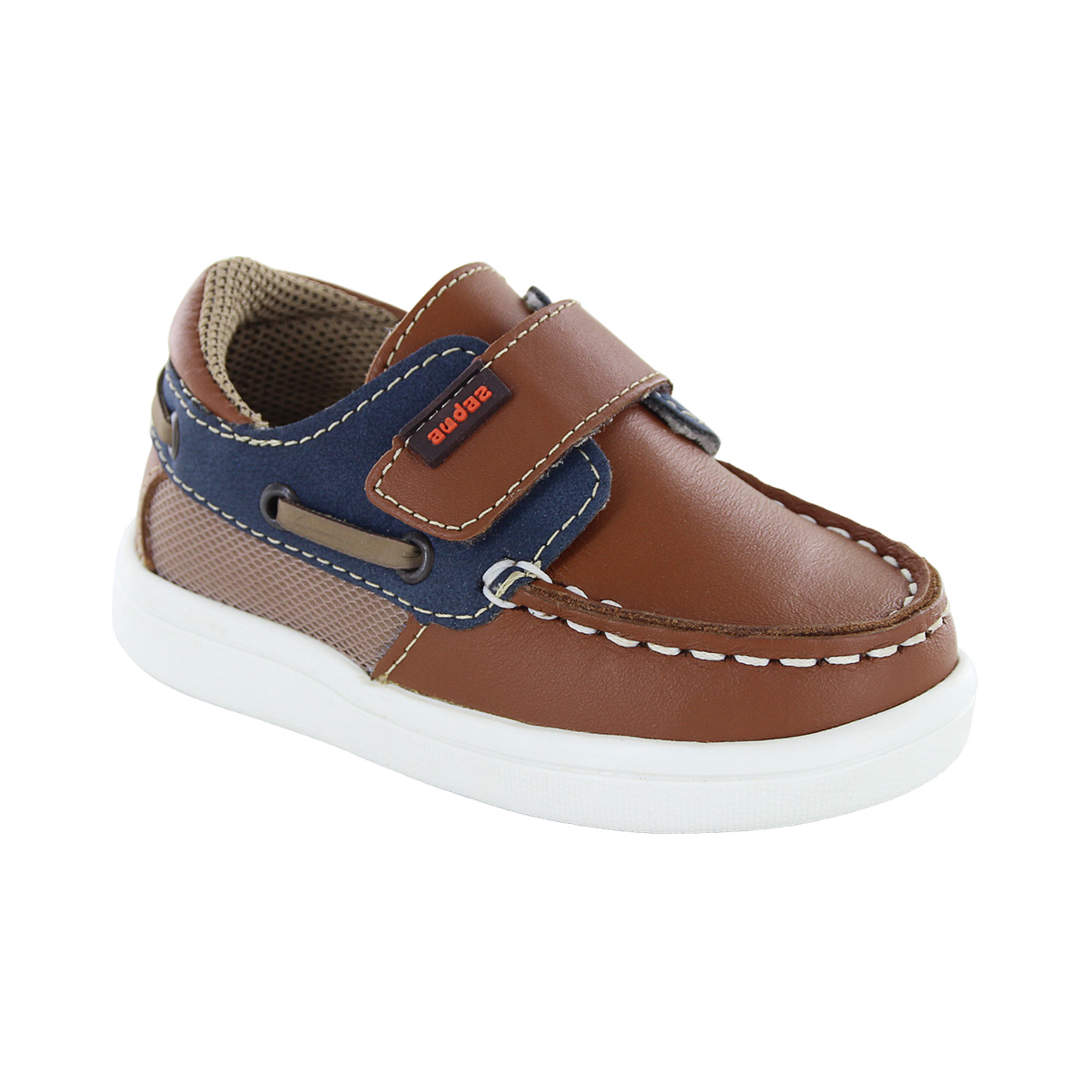 Foto 2 pulgar | Audaz Zapato Casual Para Niño Camel Marino