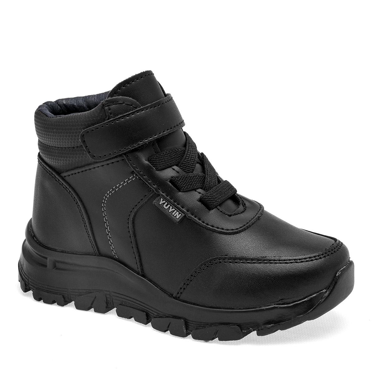 Bota Yuyin Negras Agujetas Elásticas