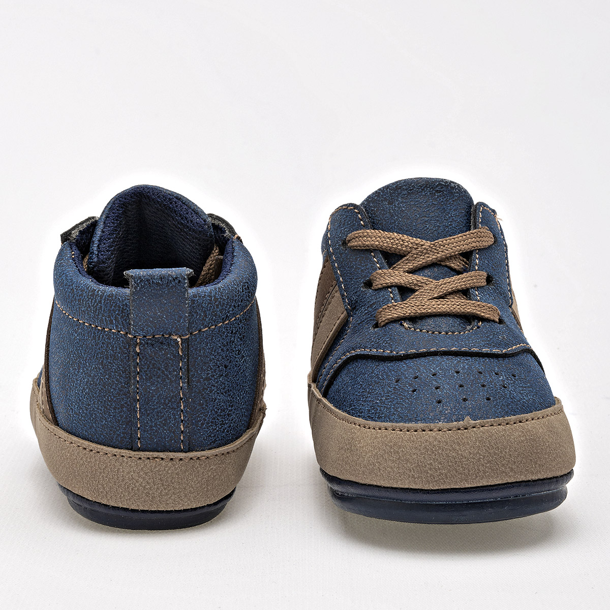 Foto 4 pulgar | Ensueño Zapatitos Para Bebé Niño Marino Beige Café