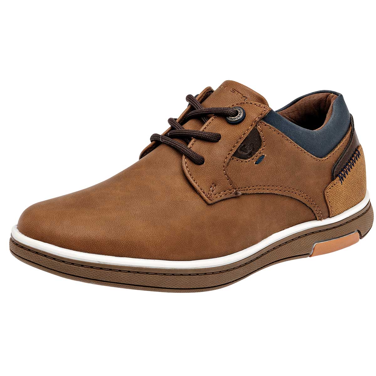 Negro Total Zapato Casual Para Niño Camel Marino
