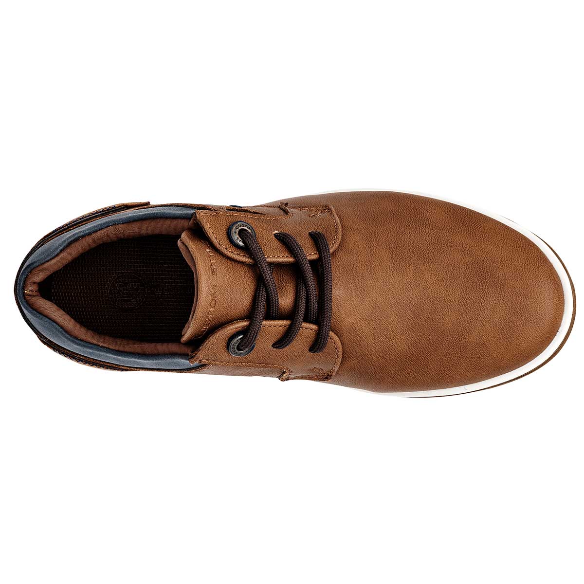 Foto 3 pulgar | Negro Total Zapato Casual Para Niño Camel Marino