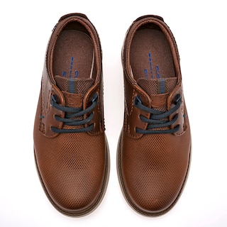 Foto 3 | Negro Total Zapato Casual Para Niño Café