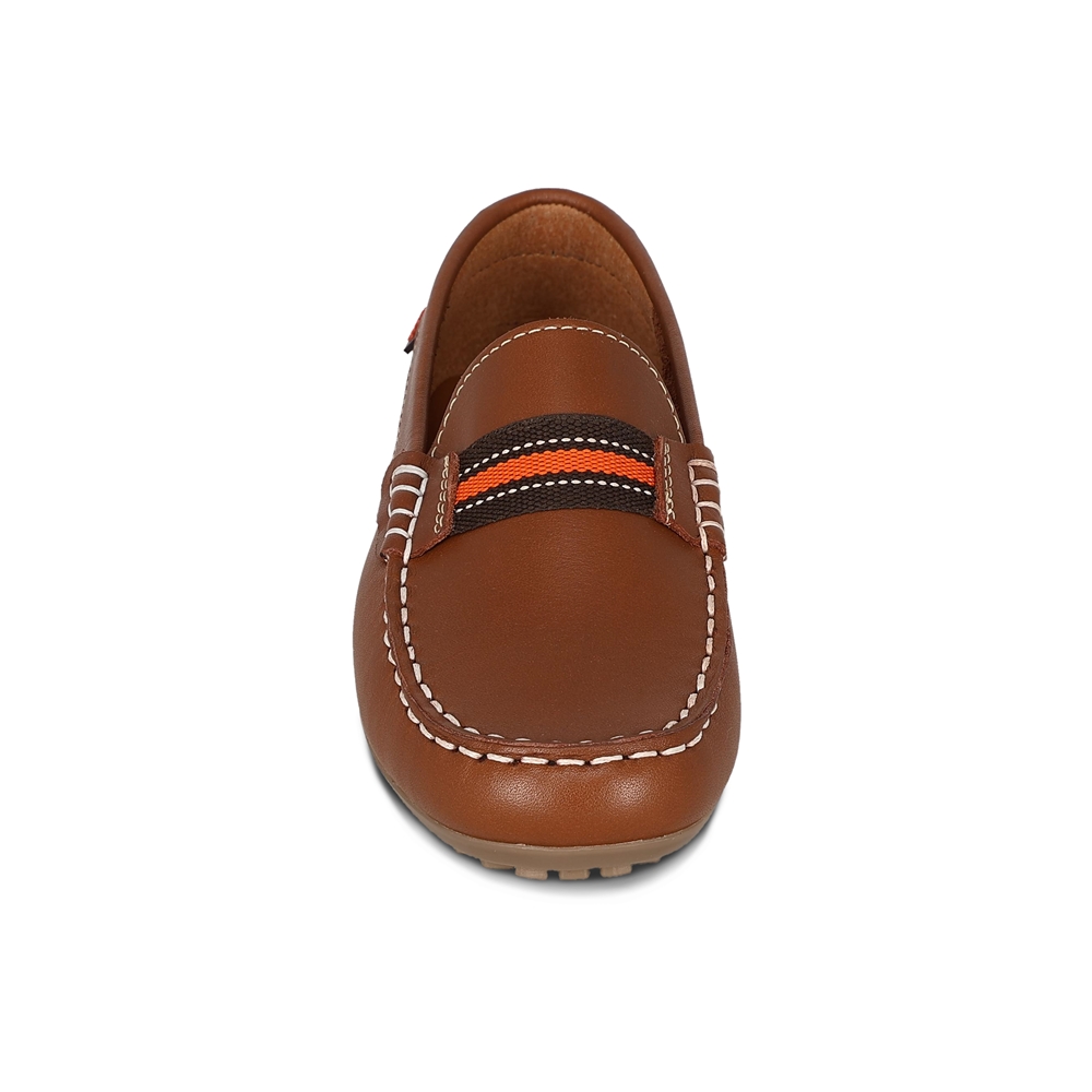 Foto 3 | Zapato Tipo Mocasin Para Niño Audaz 445302-m Color Cafe Claro