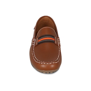 Foto 3 | Zapato Tipo Mocasin Para Niño Audaz 445302-m Color Cafe Claro